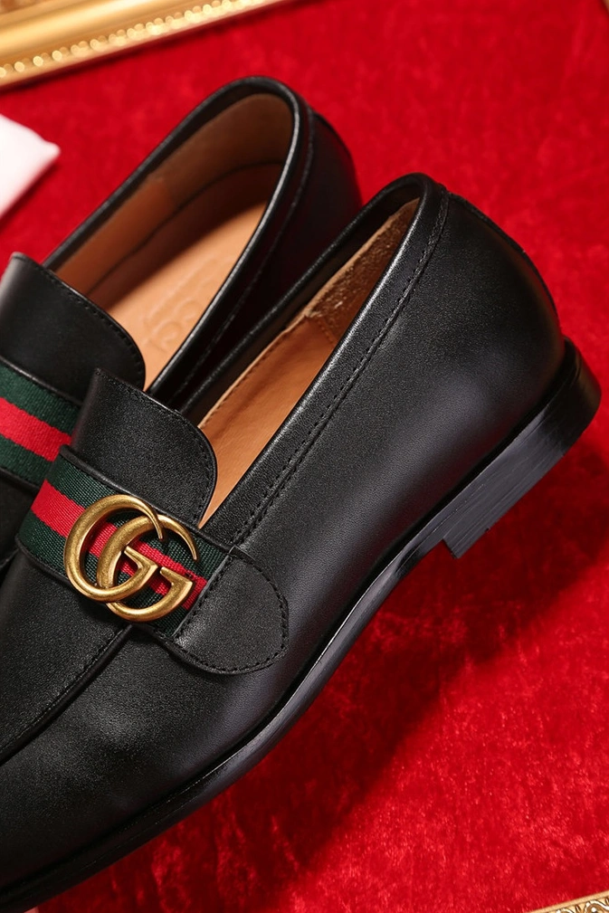 Gucci Leather Shoes For Men HighQuality 8594