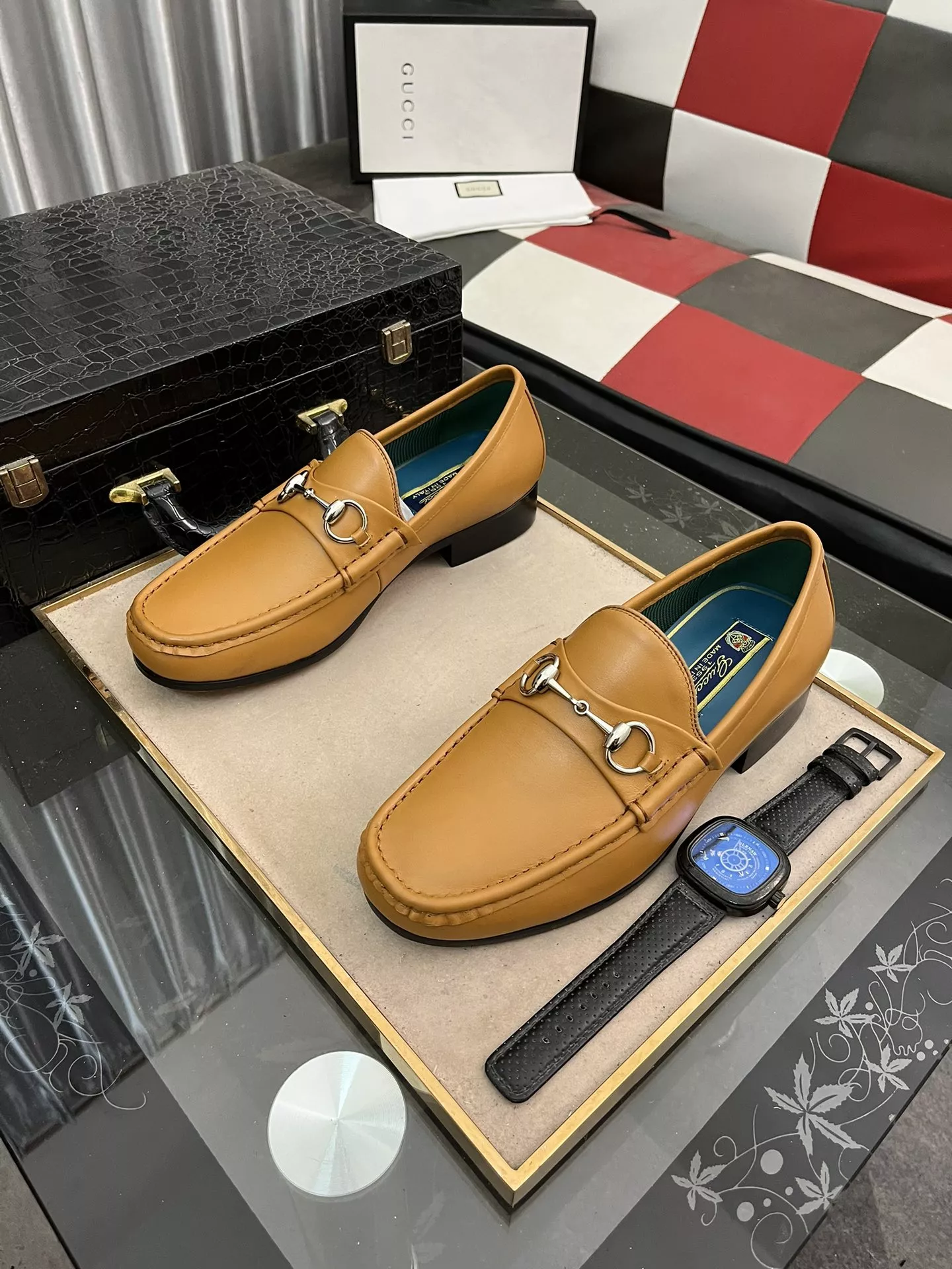 Gucci Oxfords Shoes For Men Affordable 4096