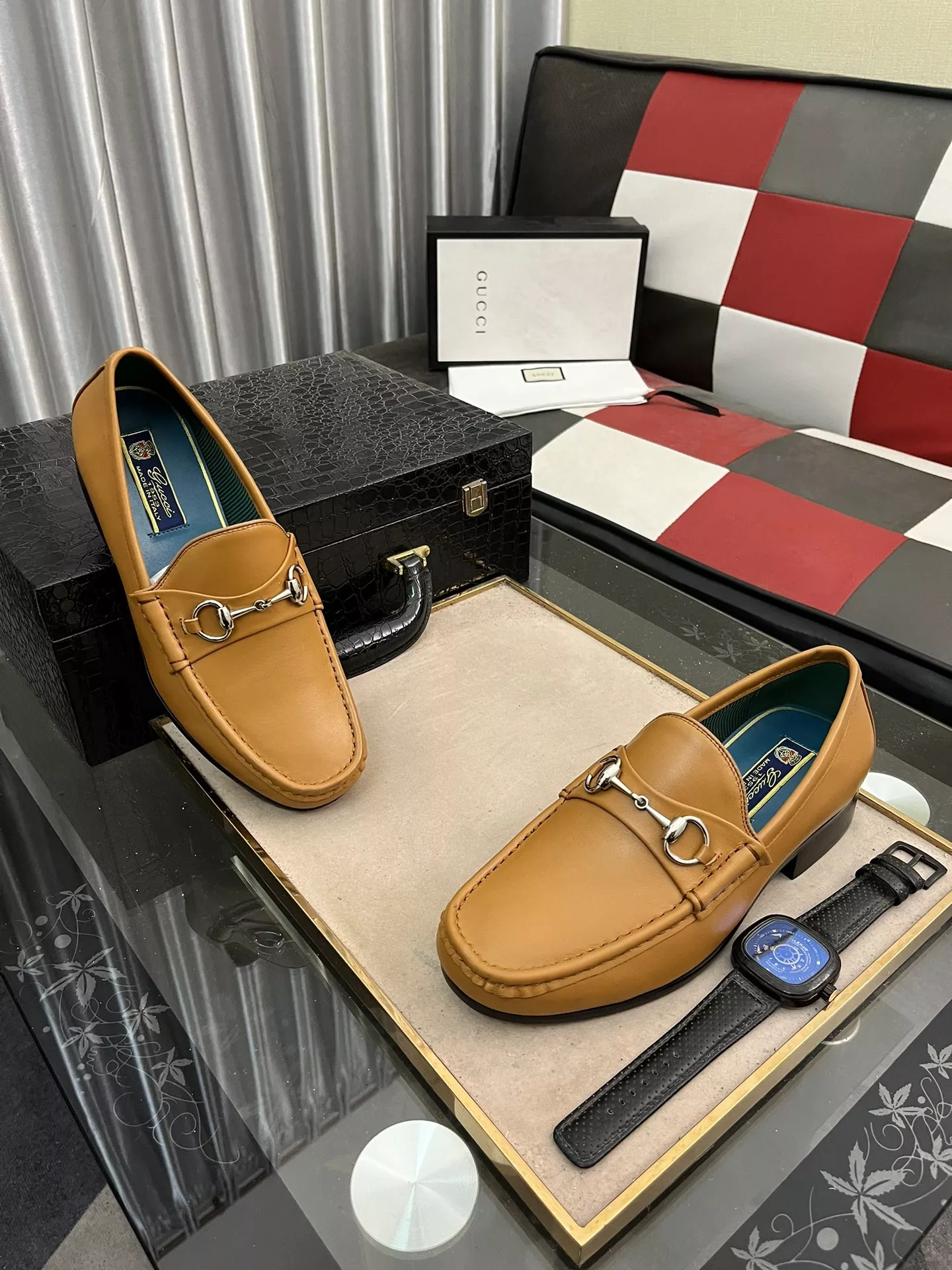 Gucci Oxfords Shoes For Men Affordable 4096