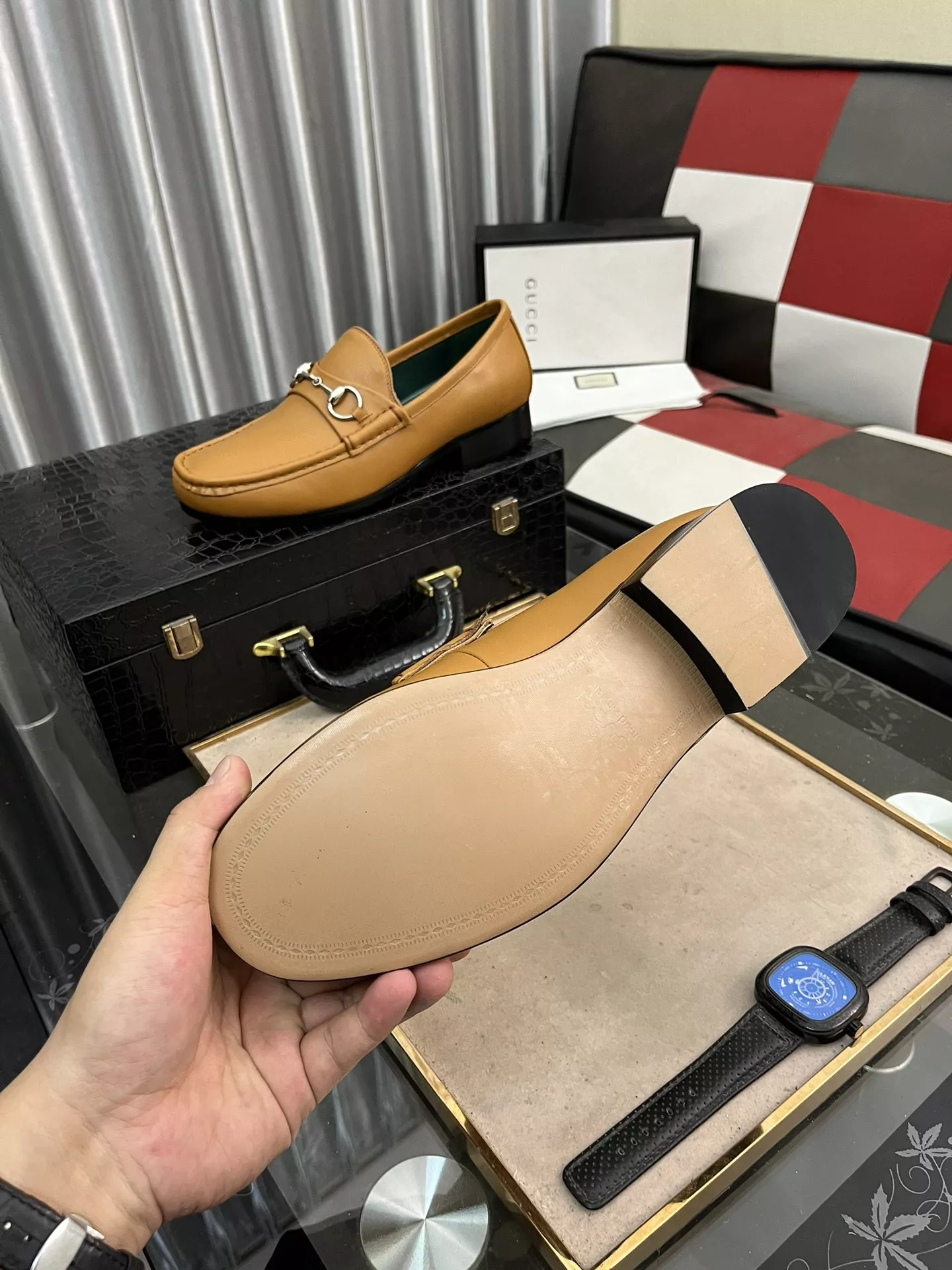 Gucci Oxfords Shoes For Men Affordable 4096