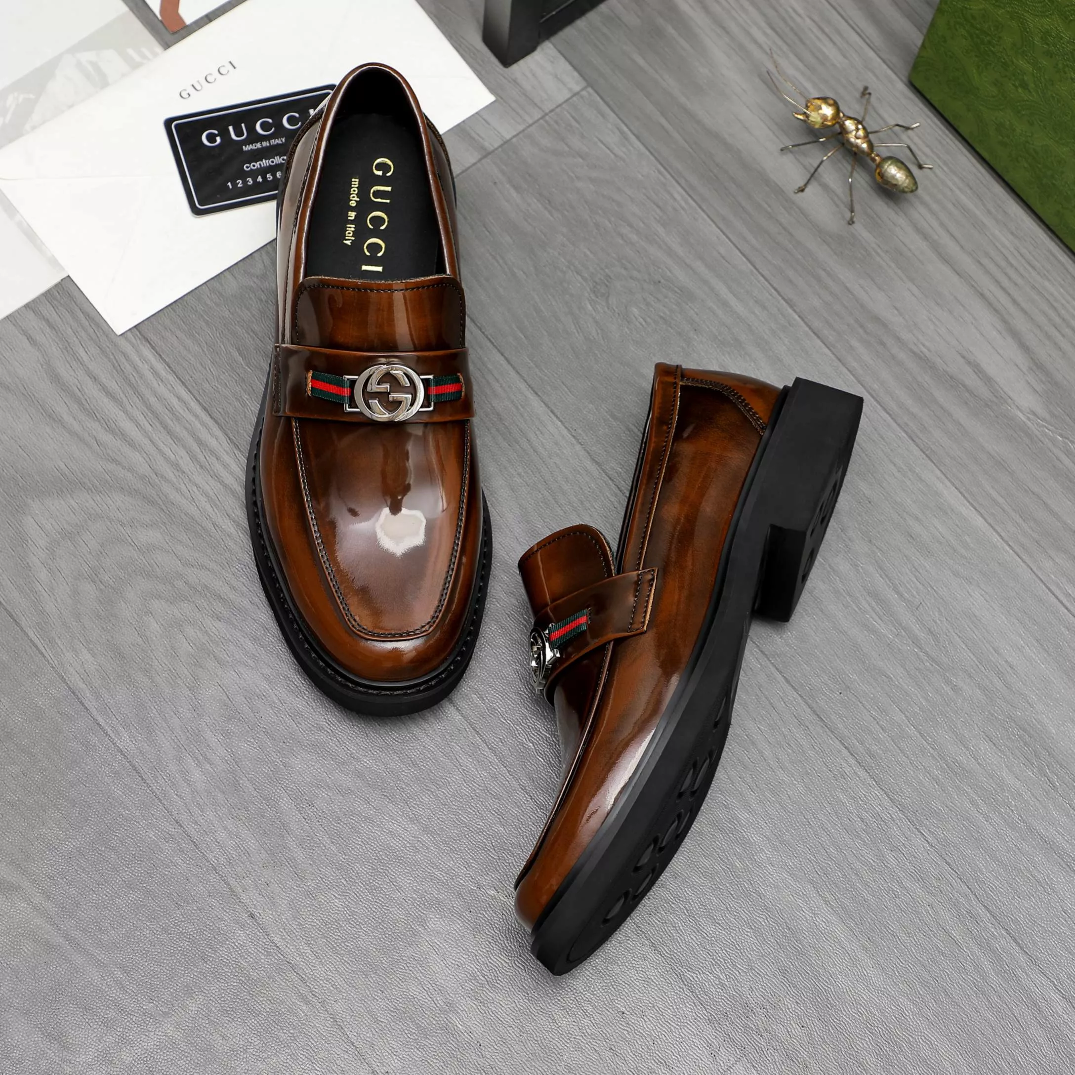 Gucci Oxfords Shoes For Men Elegant 3845