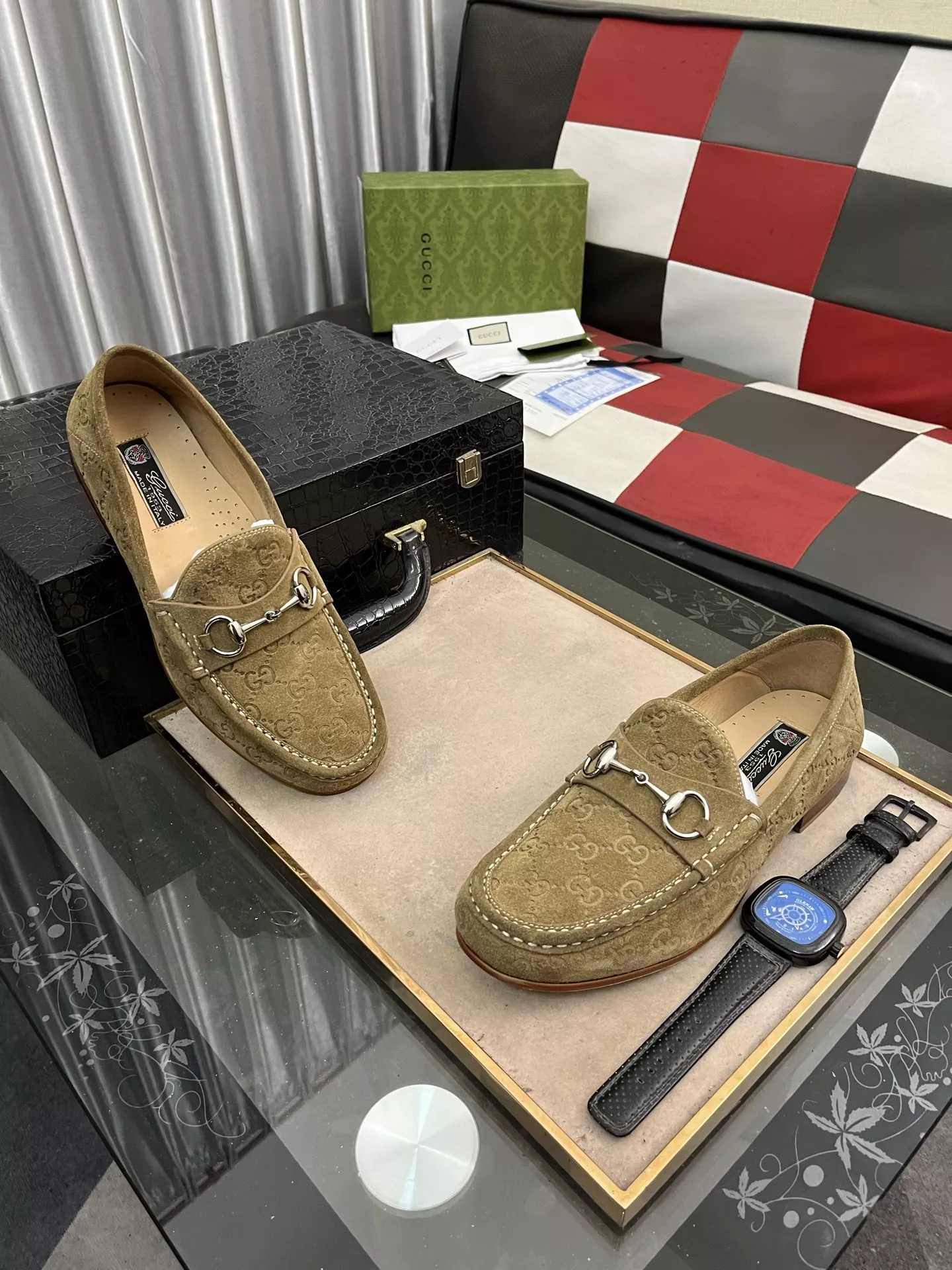 Gucci Oxfords Shoes For Men Elegant 6432
