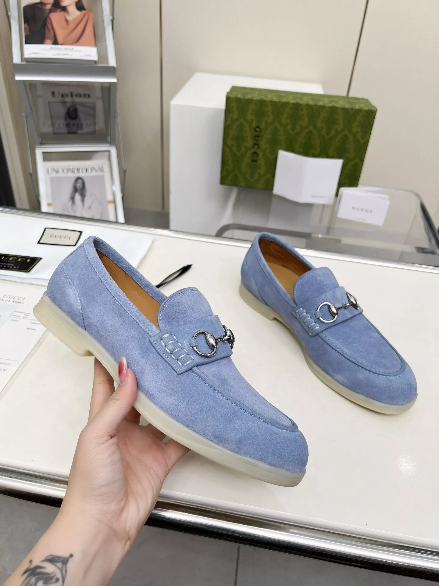 Gucci Oxfords Shoes For Men Minimalist 7951
