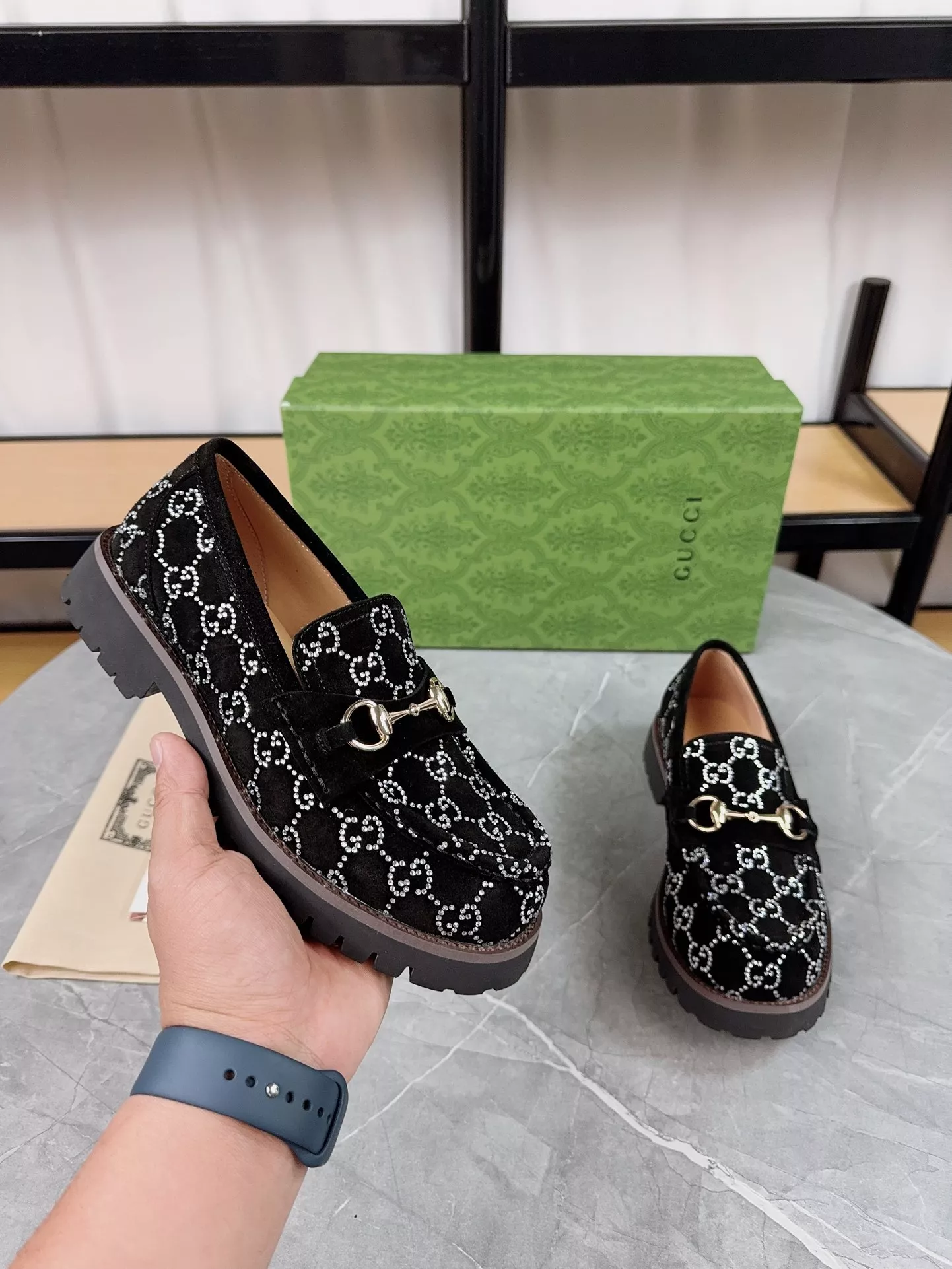 Gucci Oxfords Shoes For Men Soft 6165