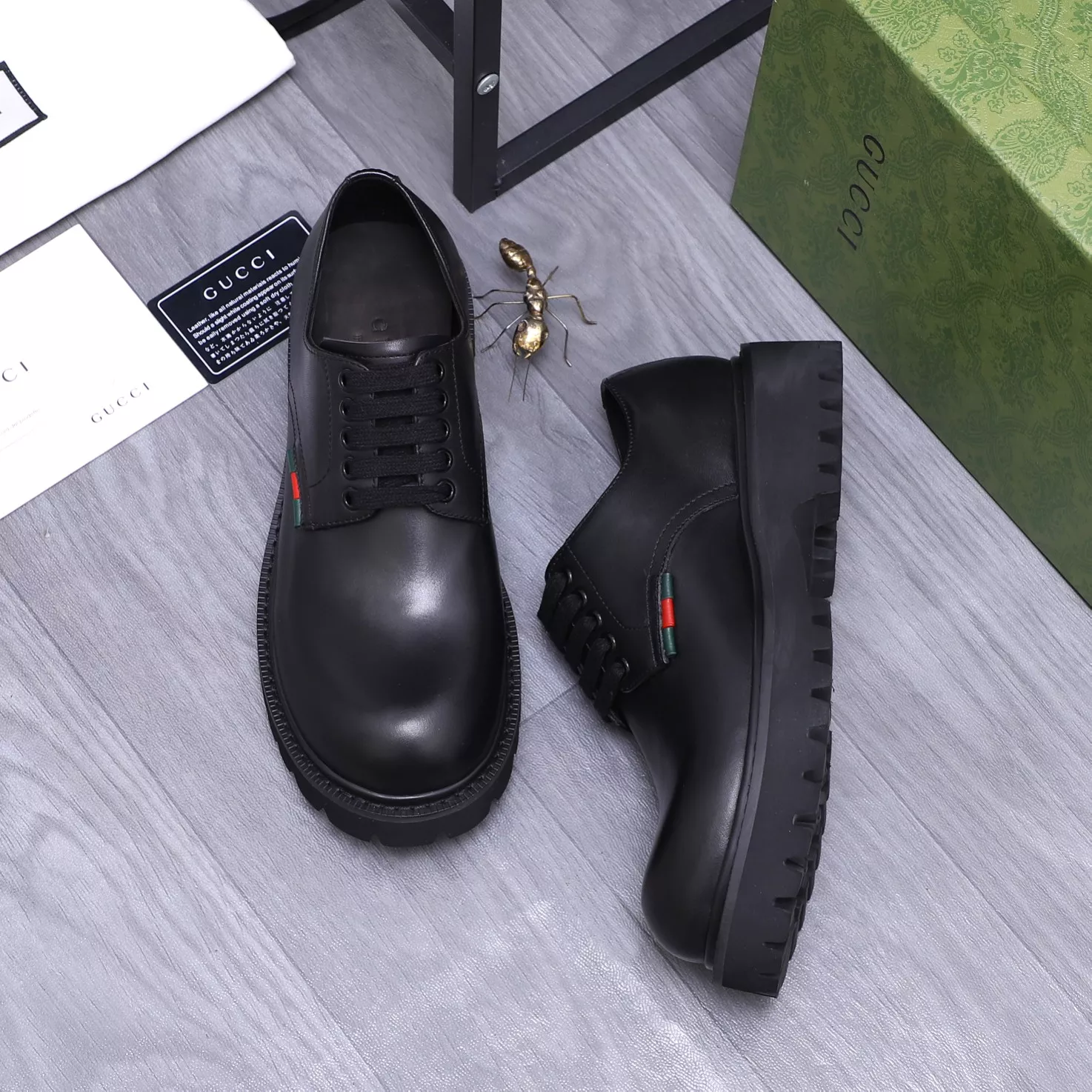 Gucci Oxfords Shoes For Men Trendy 5002