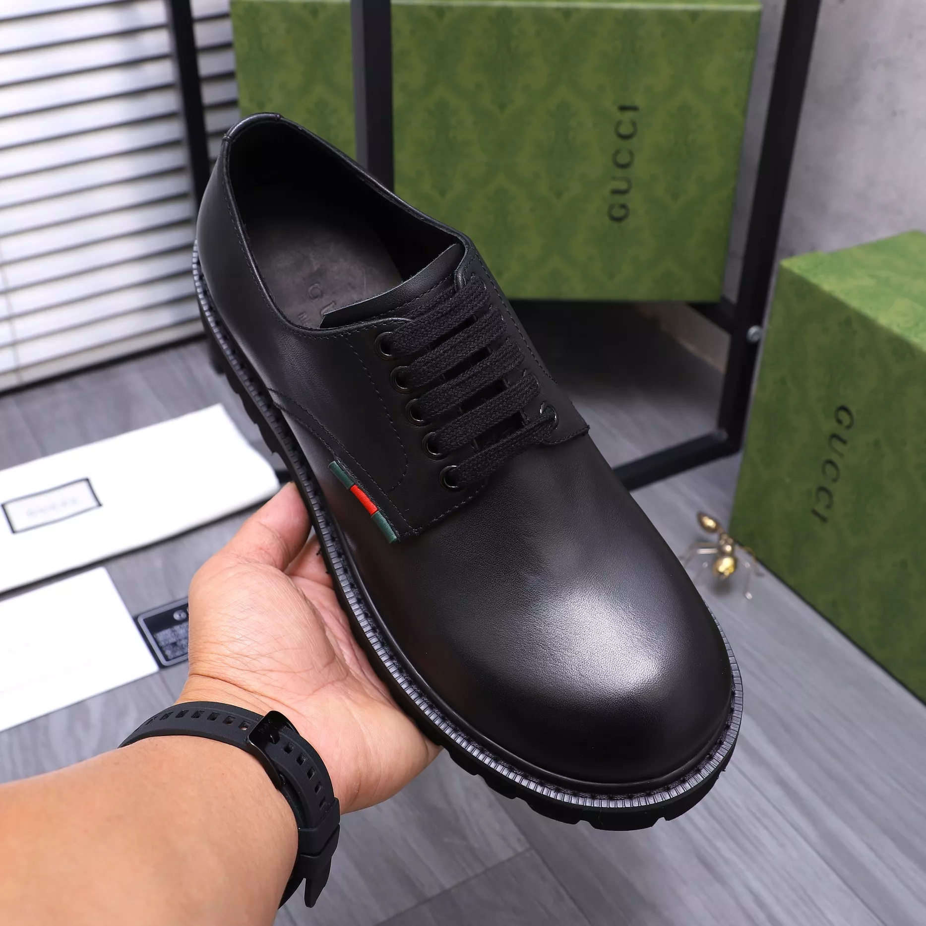 Gucci Oxfords Shoes For Men Trendy 5002
