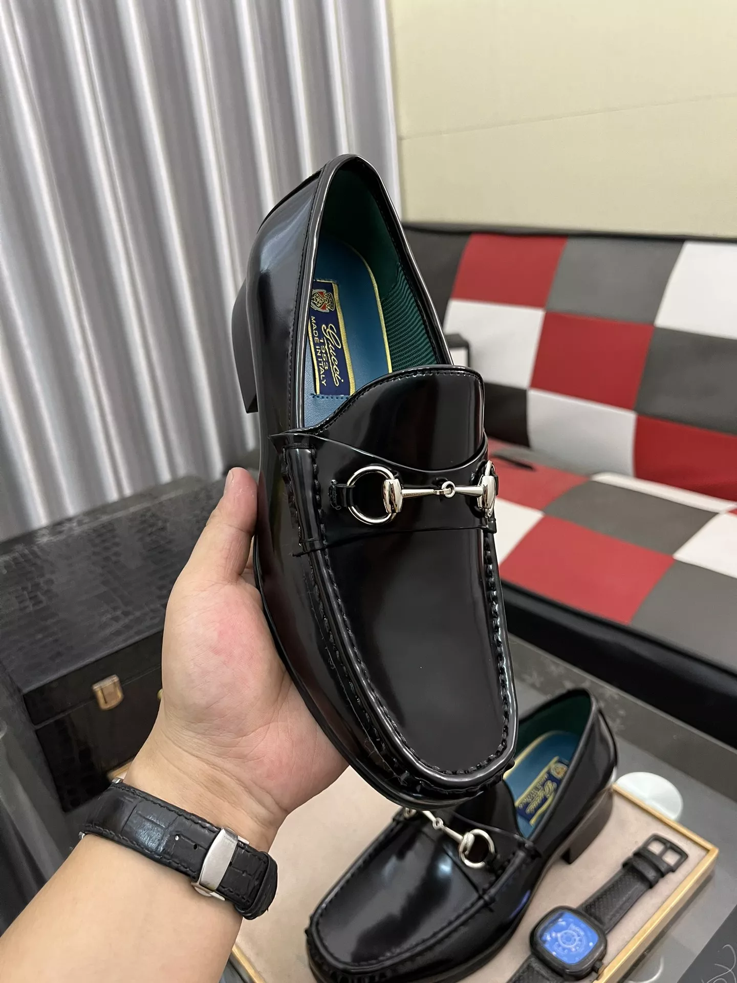 Gucci Oxfords Shoes For Men Versatile 3411