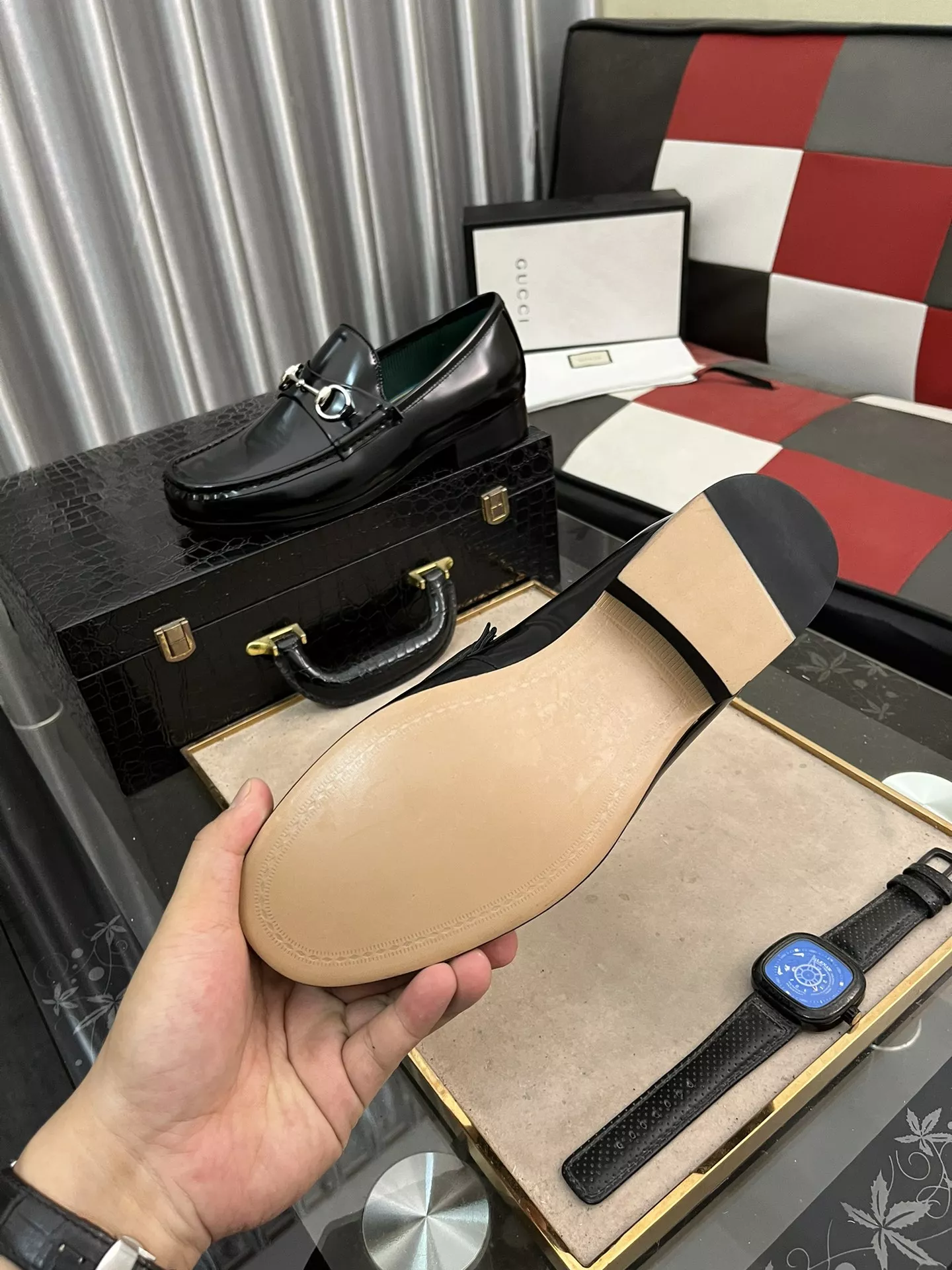 Gucci Oxfords Shoes For Men Versatile 3411