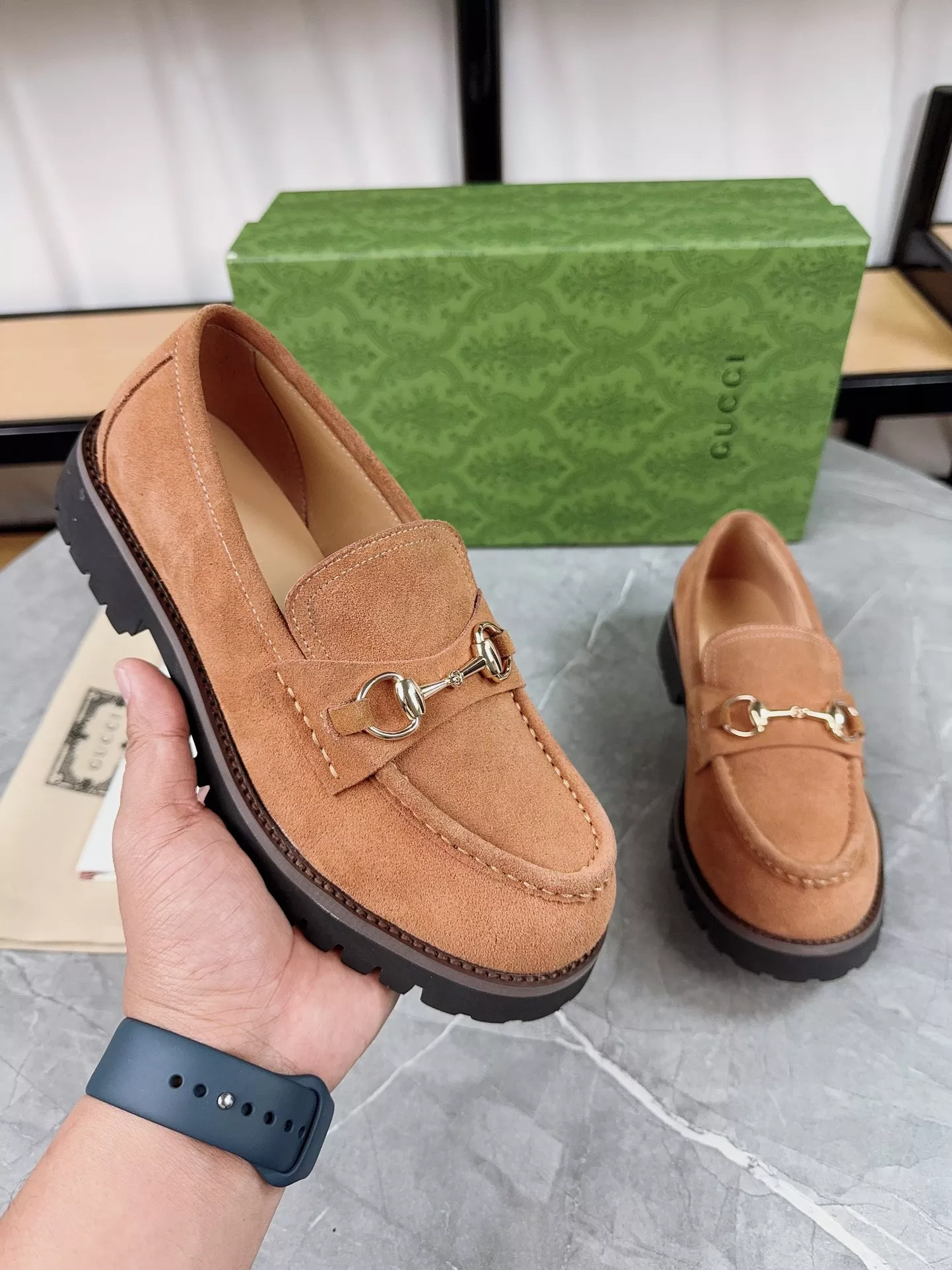 Gucci Oxfords Shoes For Men Vibrant 462