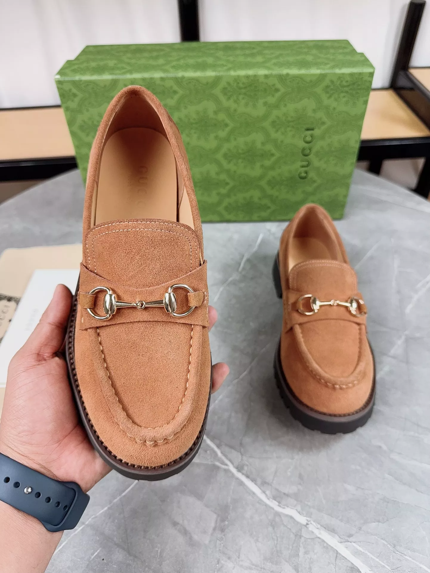 Gucci Oxfords Shoes For Men Vibrant 462
