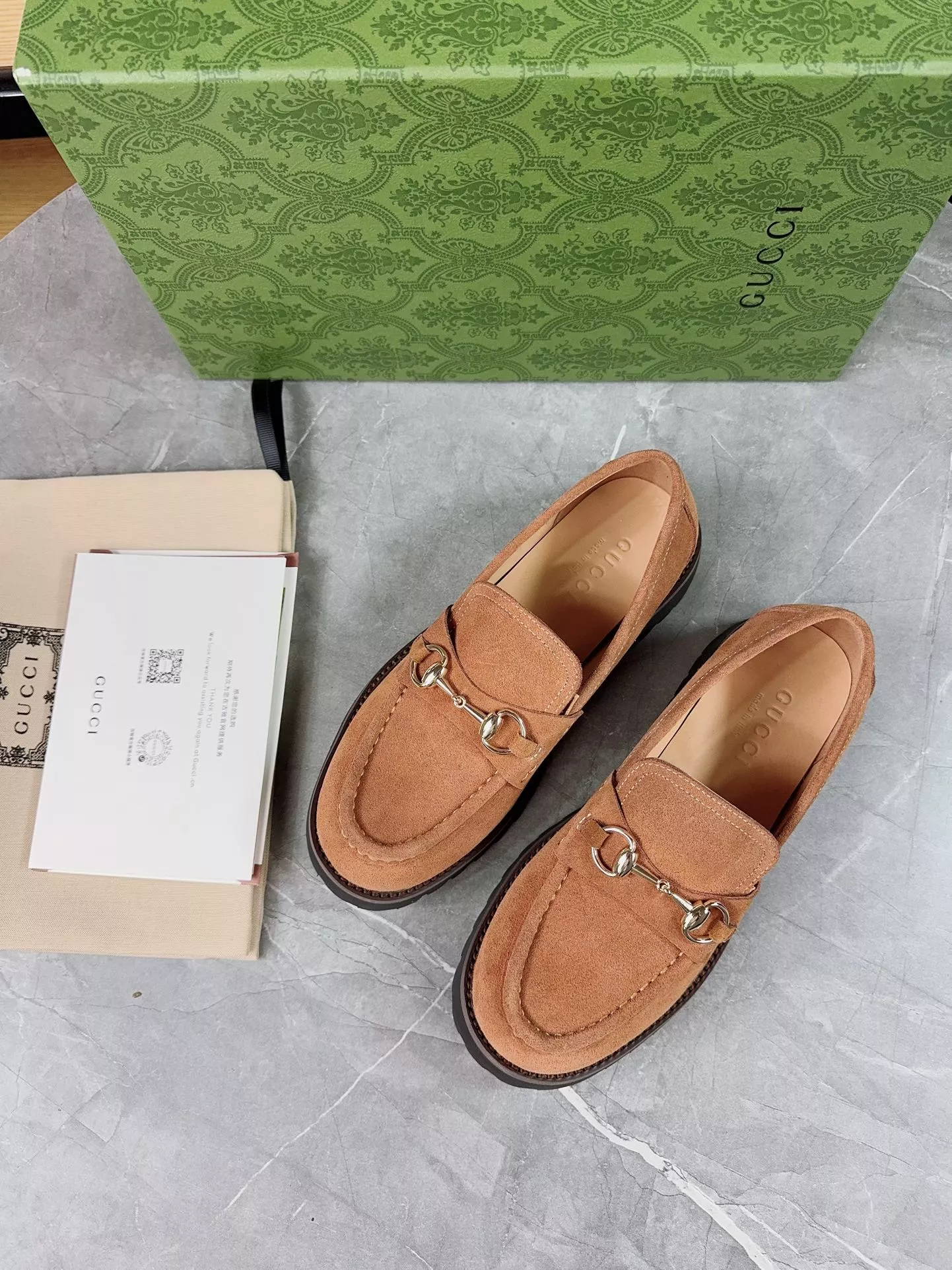 Gucci Oxfords Shoes For Men Vibrant 462
