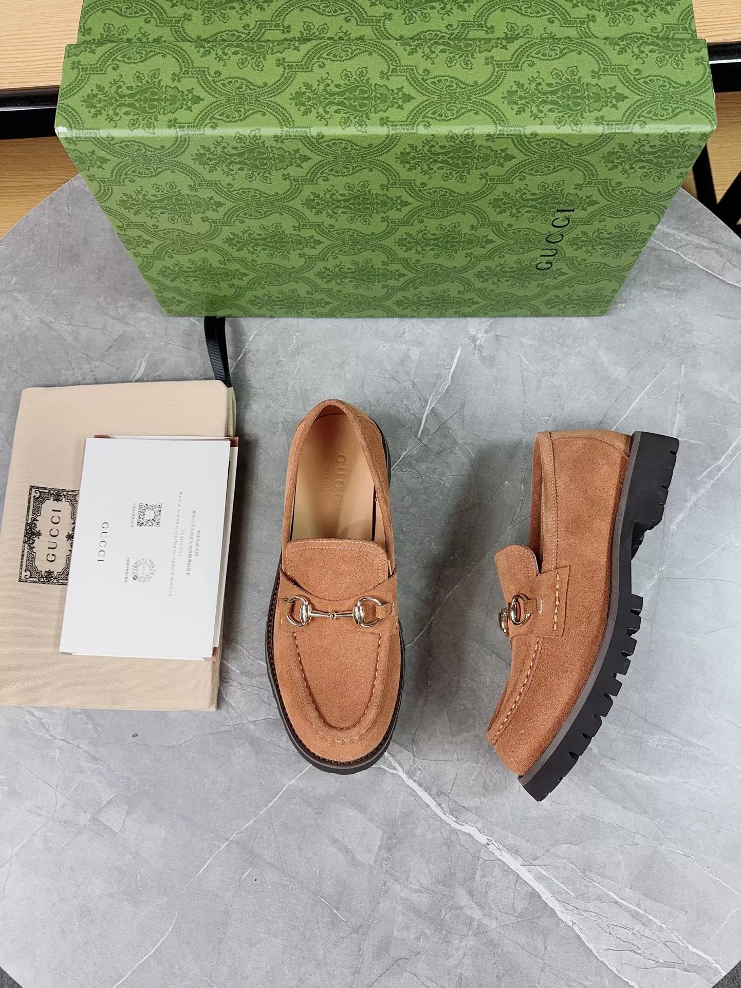 Gucci Oxfords Shoes For Men Vibrant 462