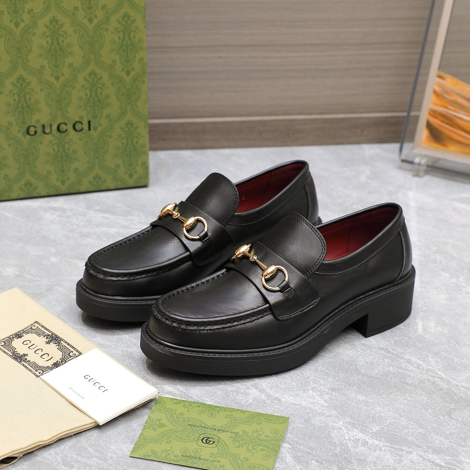 Gucci Oxfords Shoes For Women EasyMatch 3609