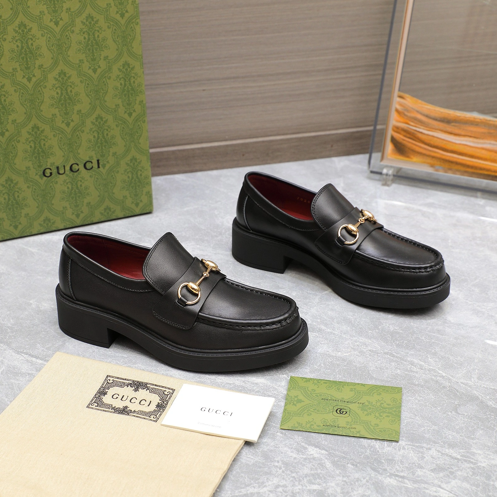 Gucci Oxfords Shoes For Women EasyMatch 3609