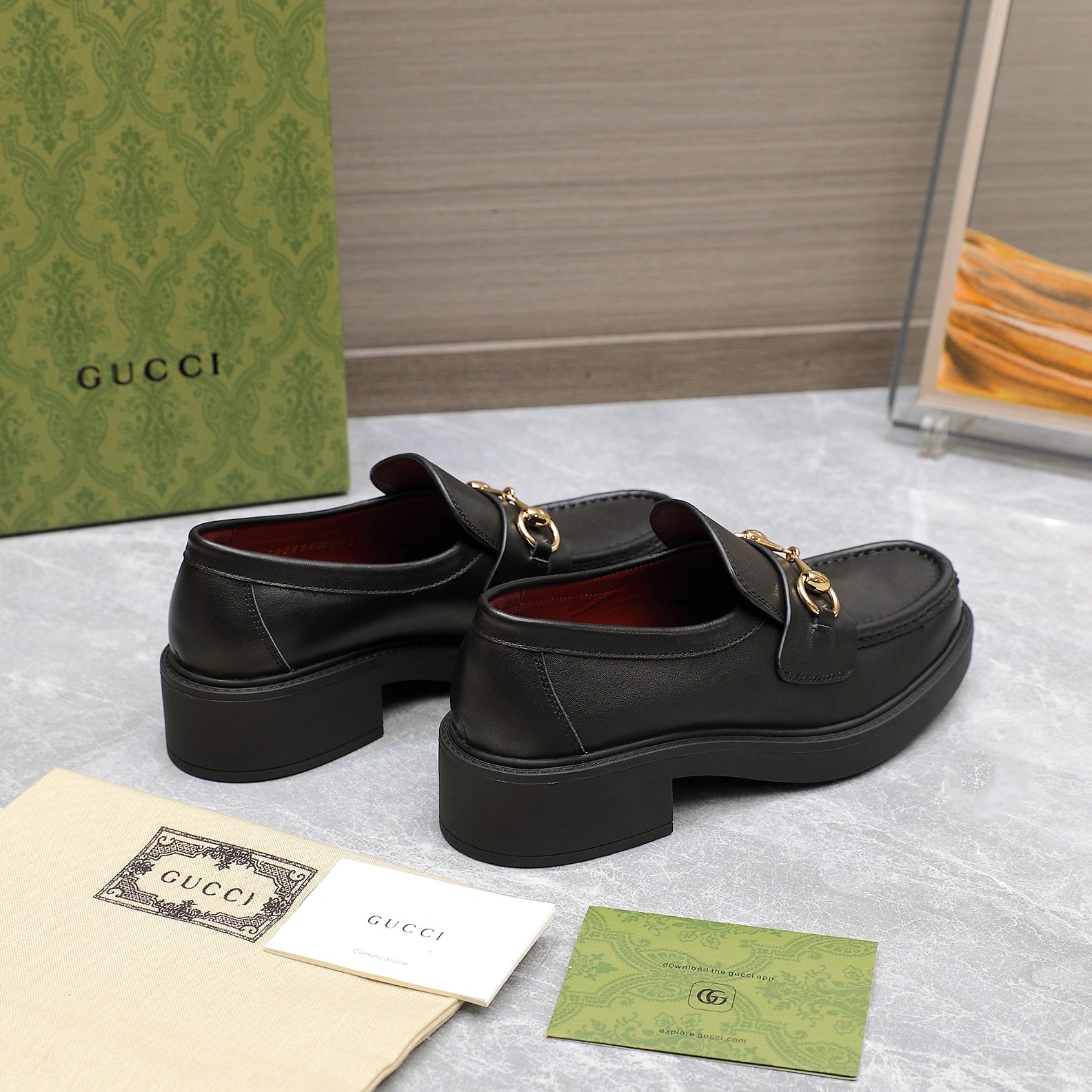Gucci Oxfords Shoes For Women EasyMatch 3609