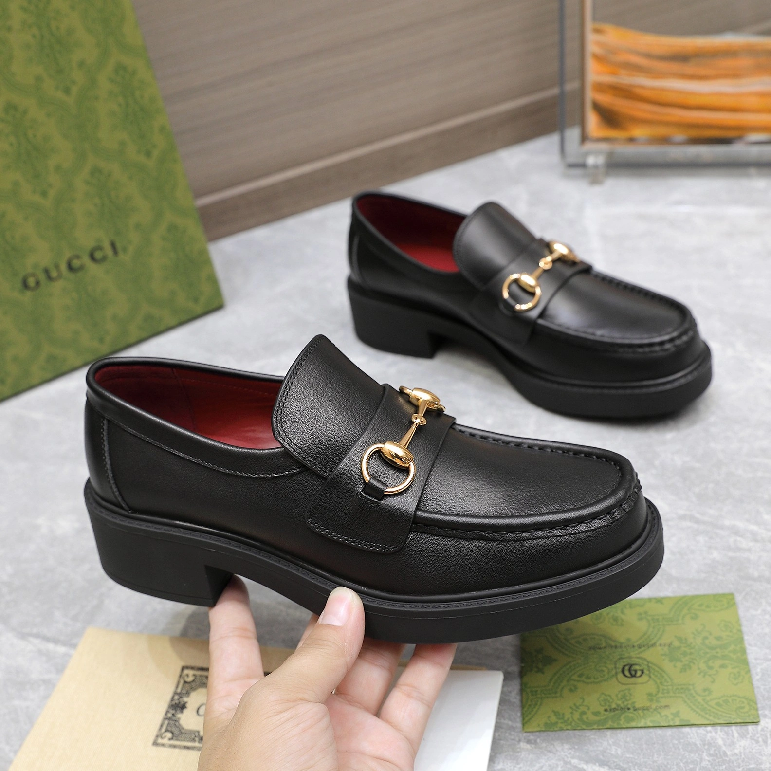 Gucci Oxfords Shoes For Women EasyMatch 3609