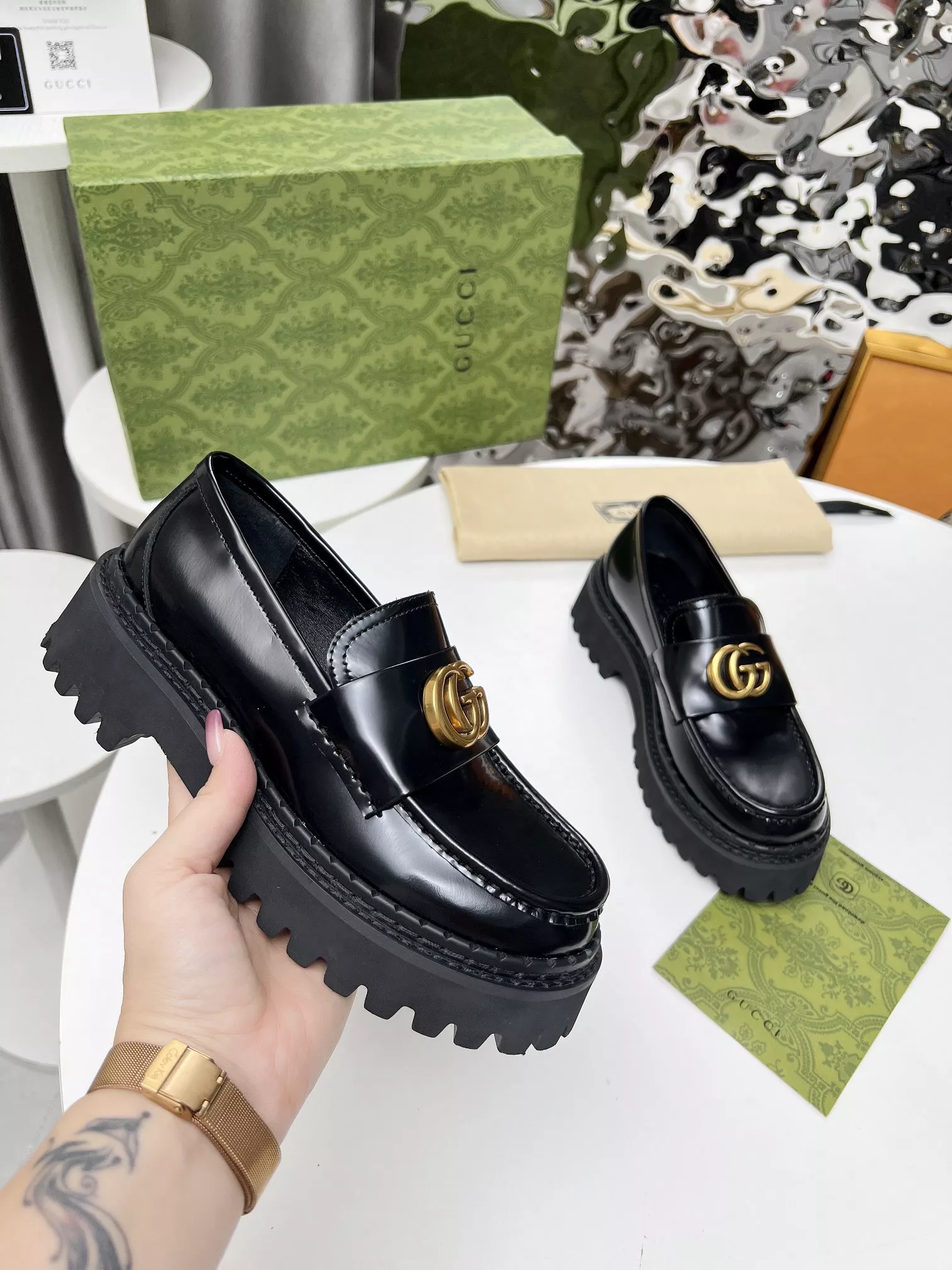 Gucci Oxfords Shoes For Women GoodFit 3140