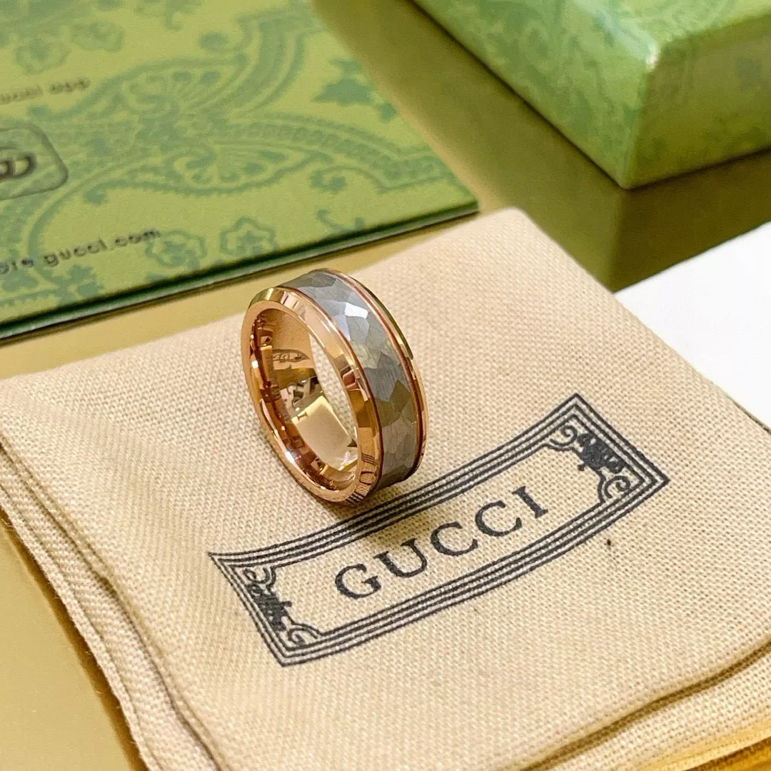 Gucci Rings In Rose Gold Cozy 5272