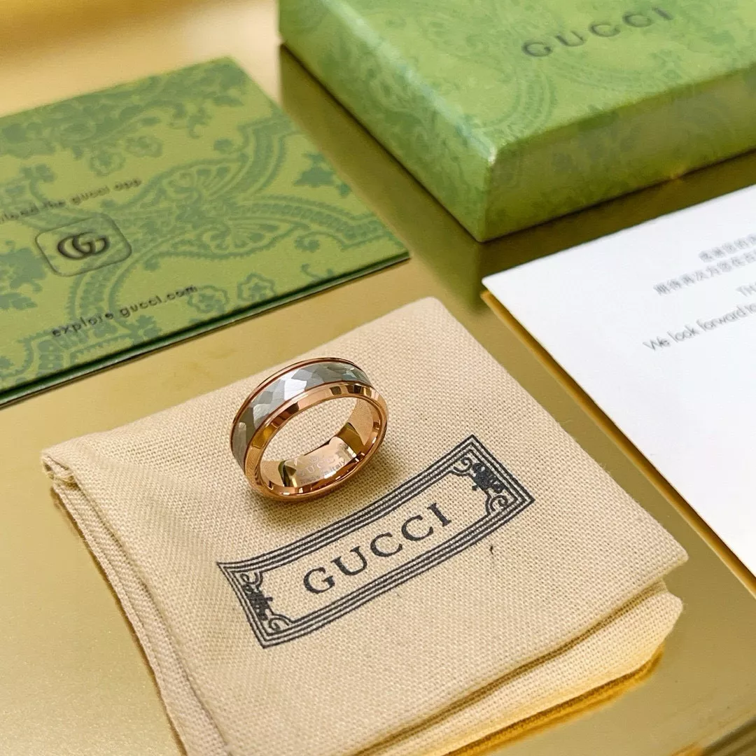 Gucci Rings In Rose Gold Cozy 5272