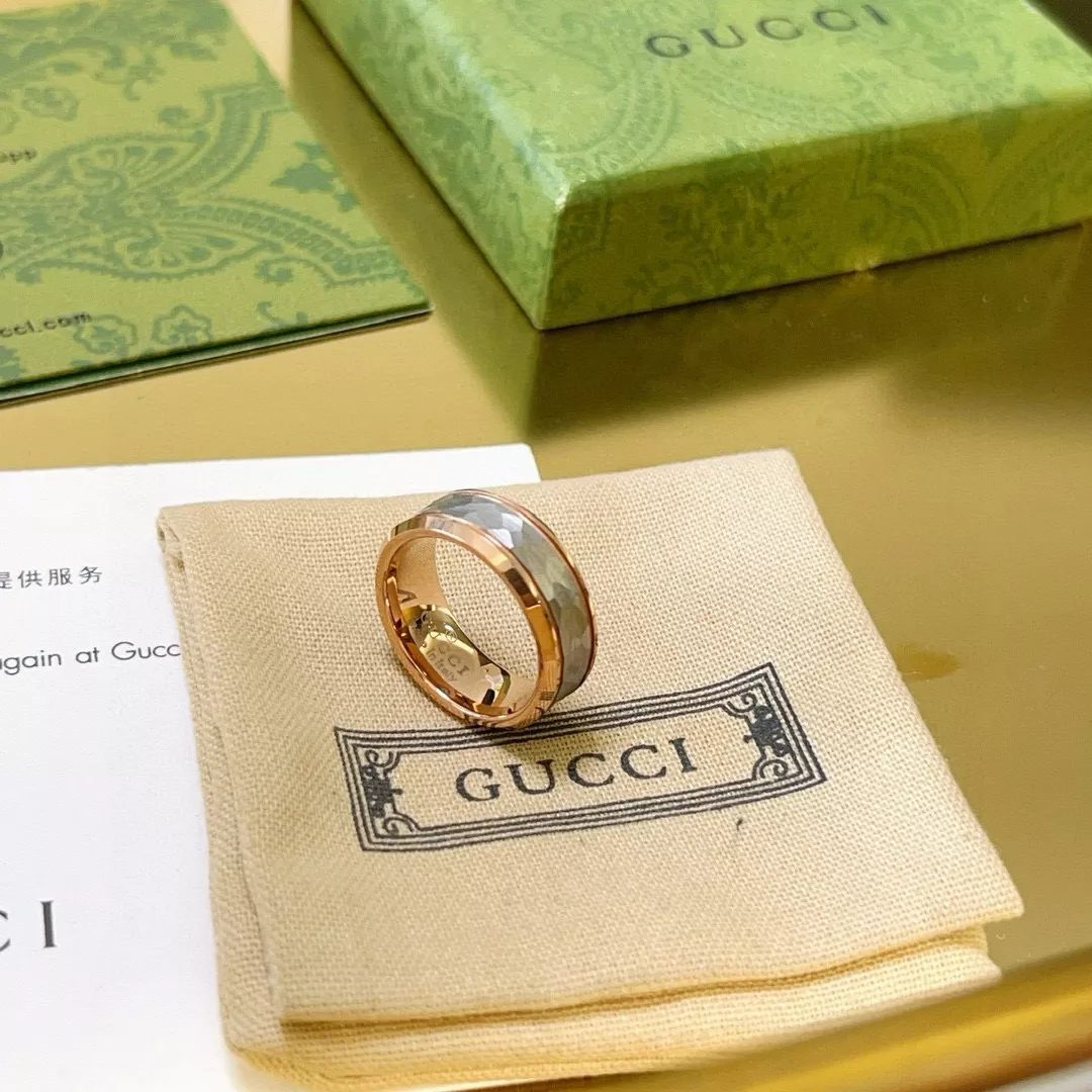 Gucci Rings In Rose Gold Cozy 5272