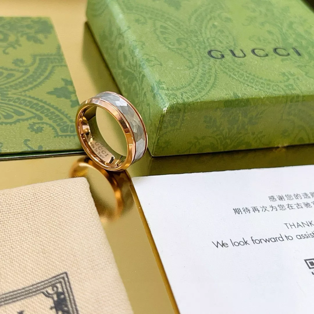 Gucci Rings In Rose Gold Cozy 5272