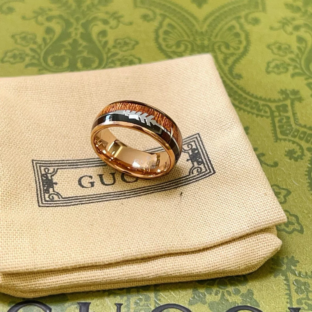 Gucci Rings In Rose Gold Sleek 8475