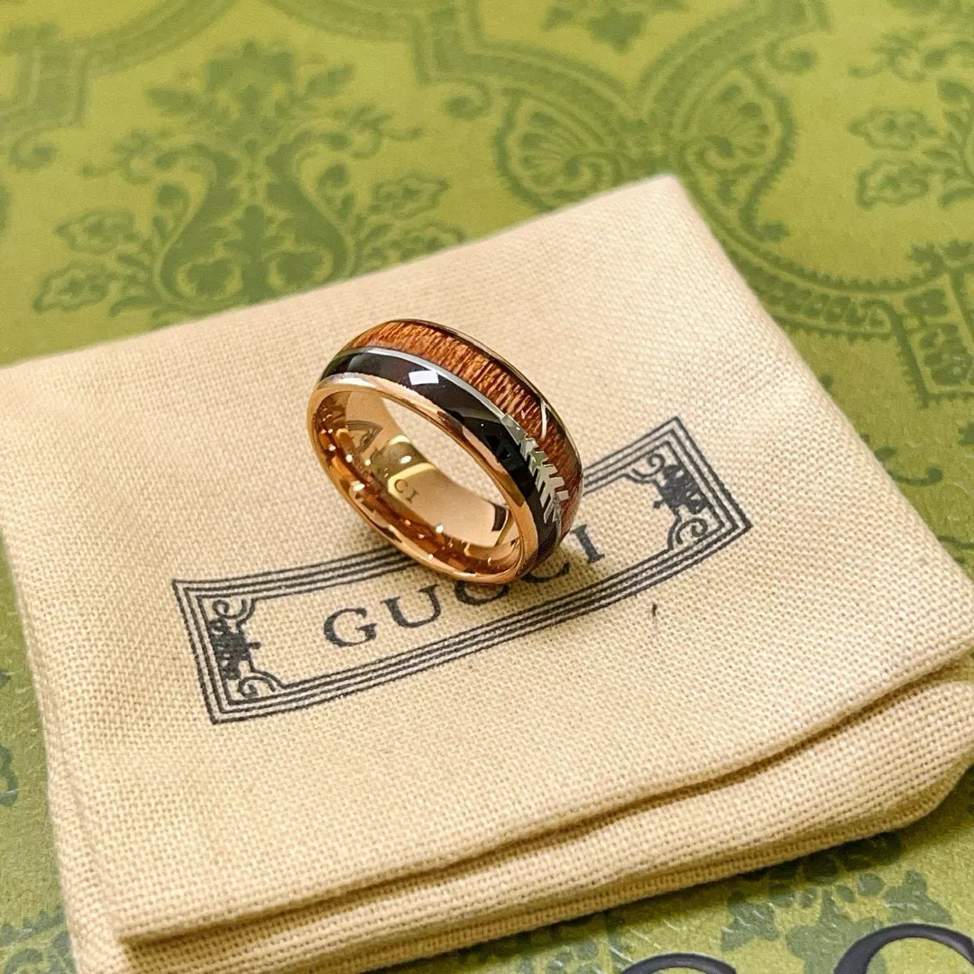 Gucci Rings In Rose Gold Sleek 8475