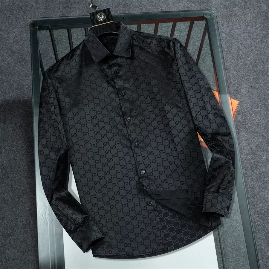 Gucci Shirts Long Sleeved For Men Bold 807