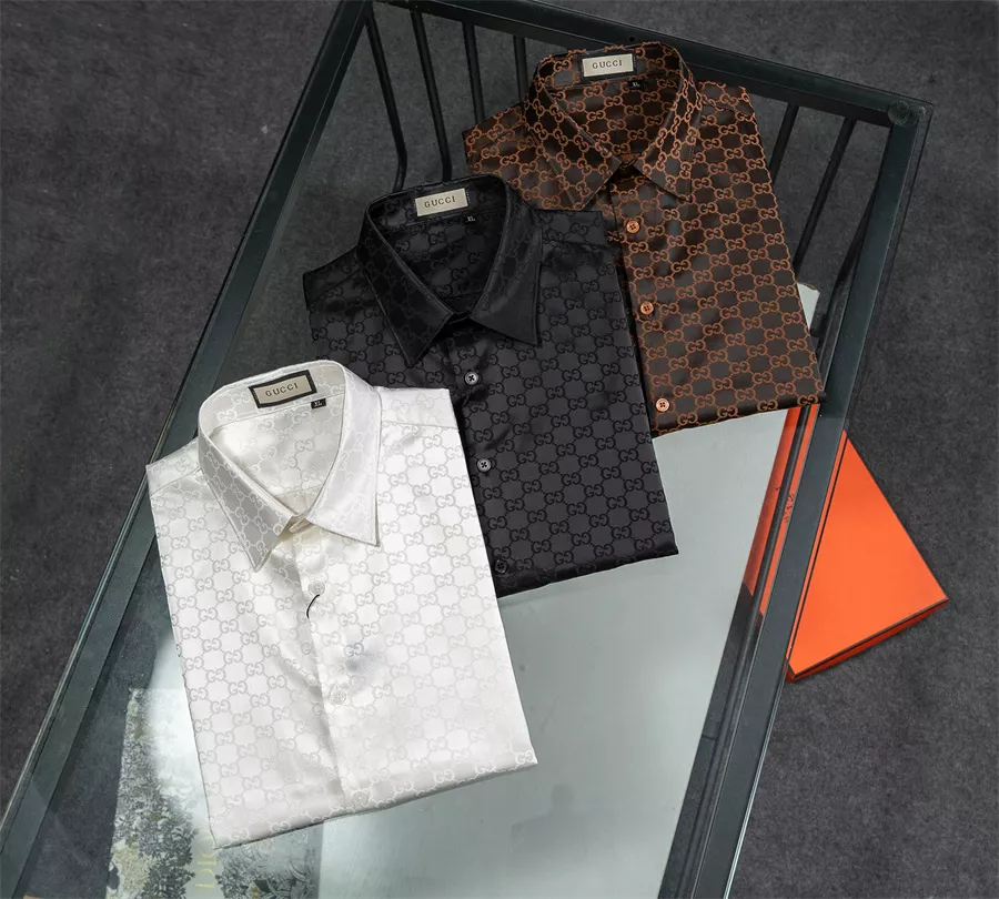 Gucci Shirts Long Sleeved For Men Resilient 9019