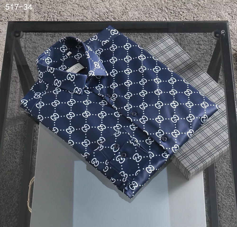 Gucci Shirts Long Sleeved For Men Sophisticated 4366