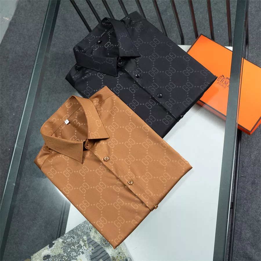 Gucci Shirts Long Sleeved For Men Trendsetting 3593