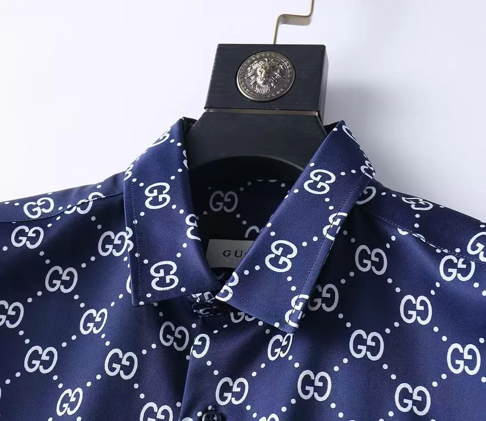 Gucci Shirts Long Sleeved For Men Vibrant 2864