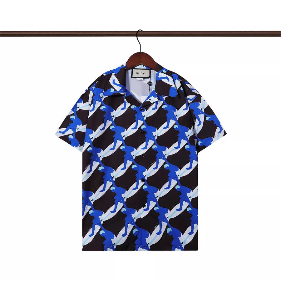 Gucci Shirts Short Sleeved For Men Comfortable 7095