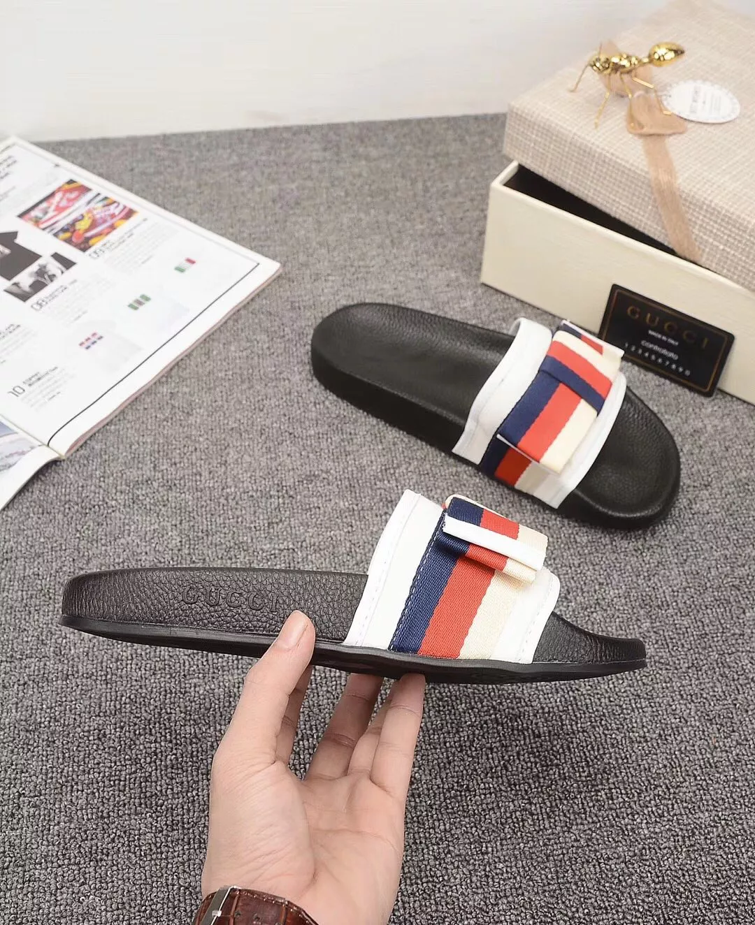 Gucci Slippers For Men Affordable 3755
