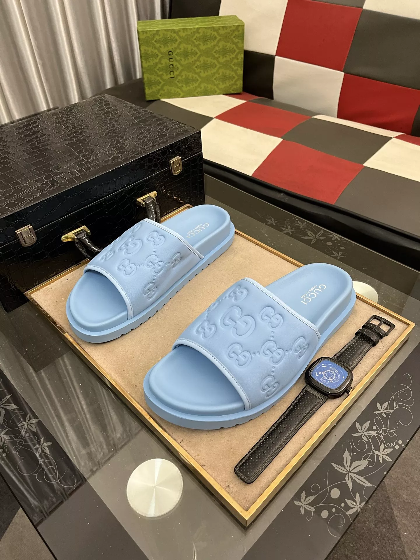 Gucci Slippers For Men Versatile 1566