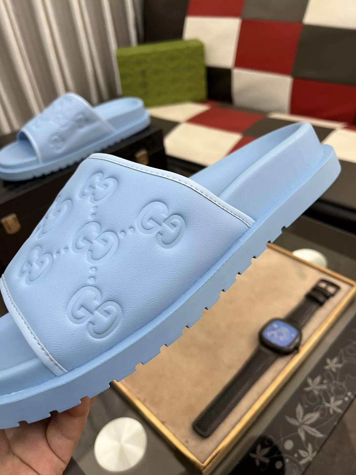 Gucci Slippers For Men Versatile 1566