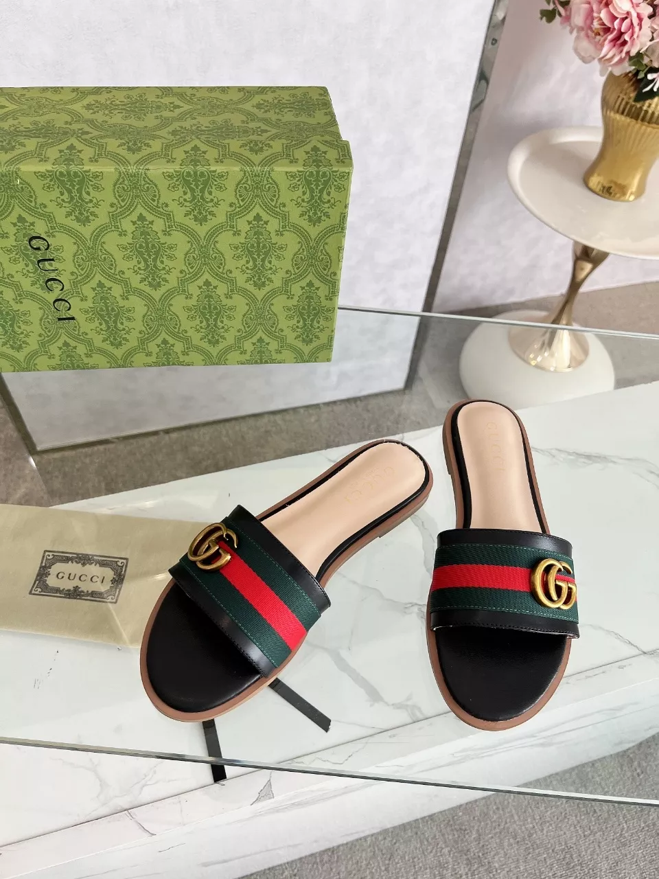Gucci Slippers For Women Comfortable 3041
