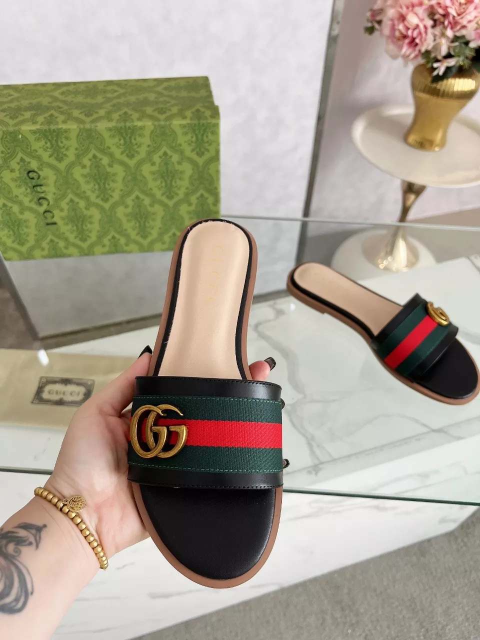 Gucci Slippers For Women Comfortable 3041