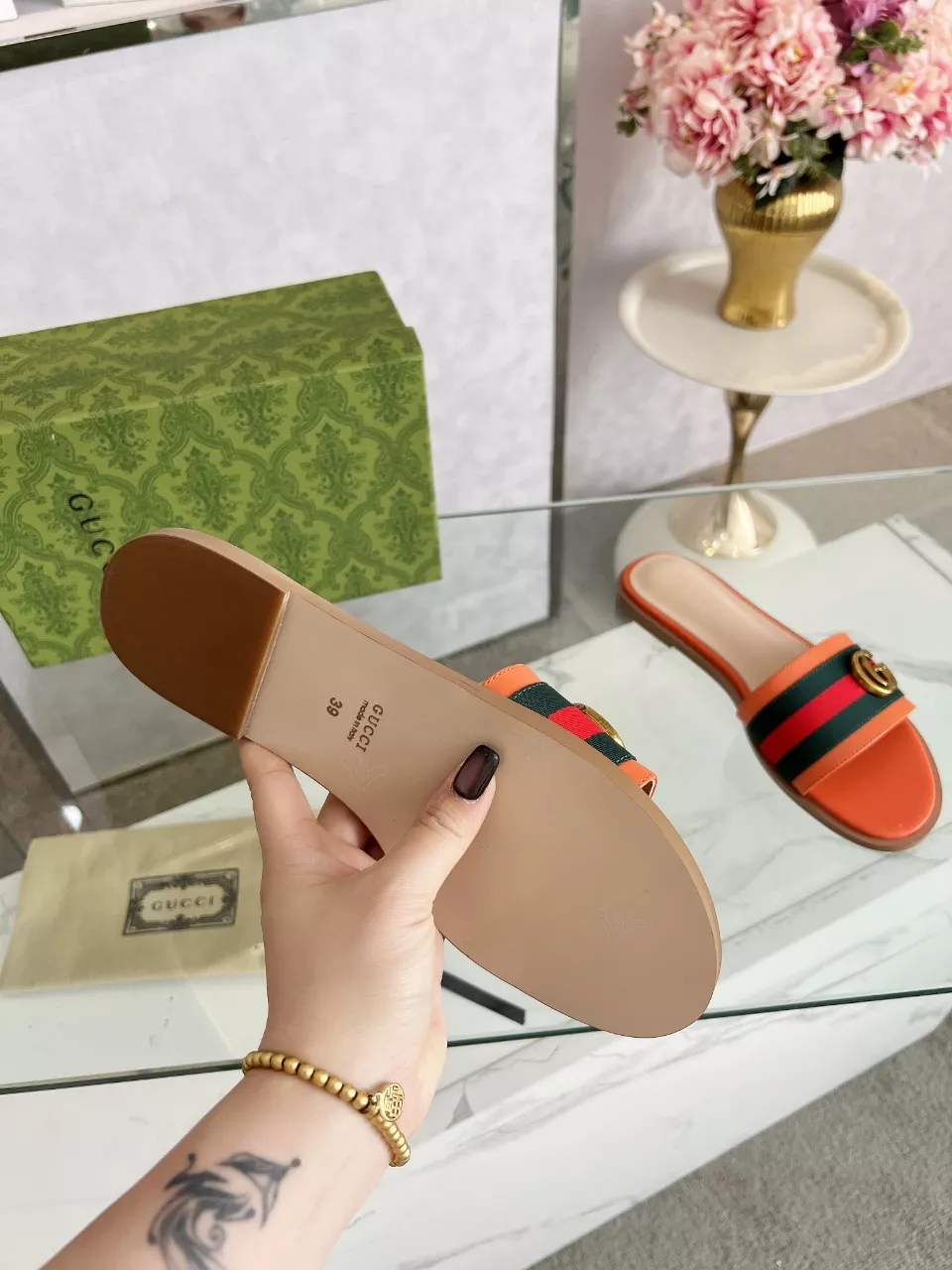 Gucci Slippers For Women Durable 1406