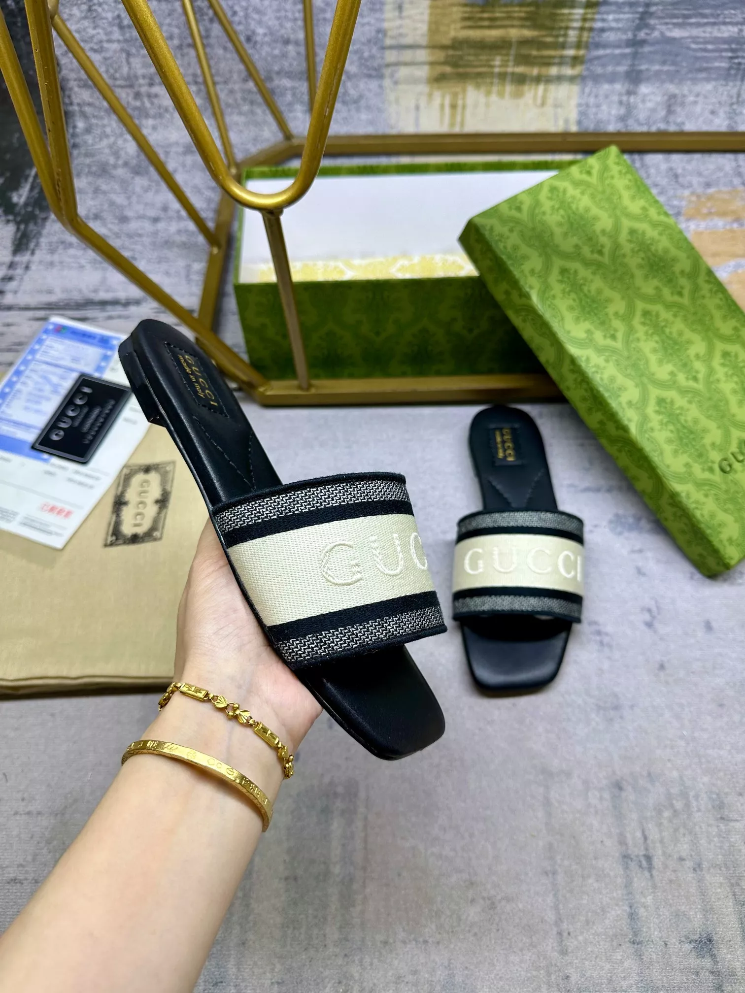 Gucci Slippers For Women Durable 6866