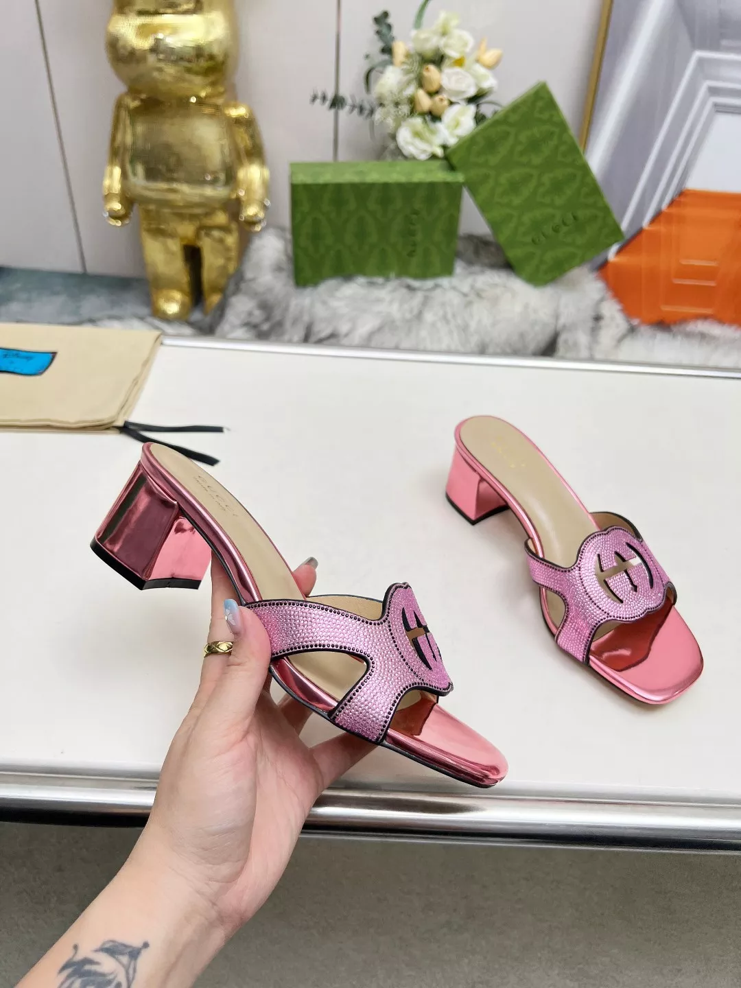 Gucci Slippers For Women Durable 7508
