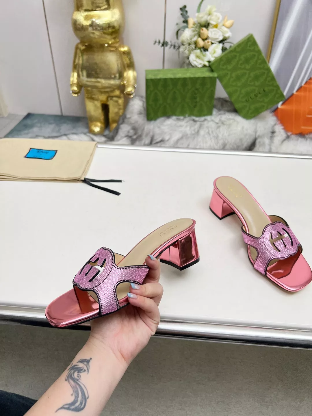 Gucci Slippers For Women Durable 7508