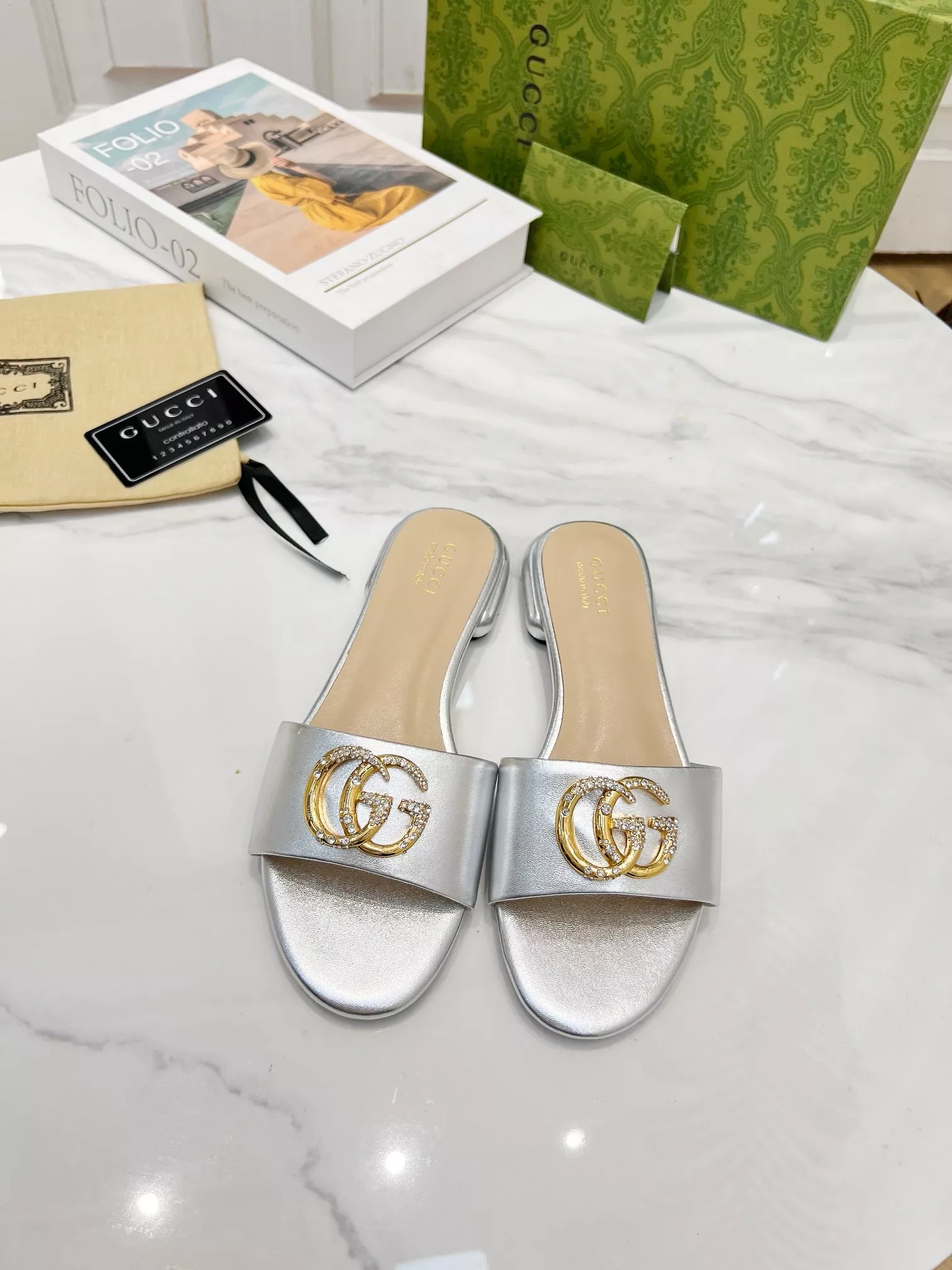 Gucci Slippers For Women Elegant 4168