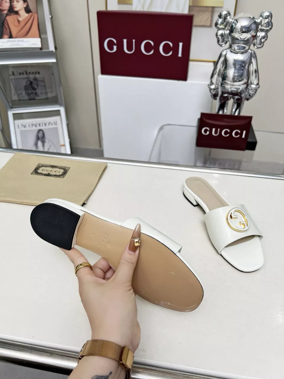 Gucci Slippers For Women Popular 9526