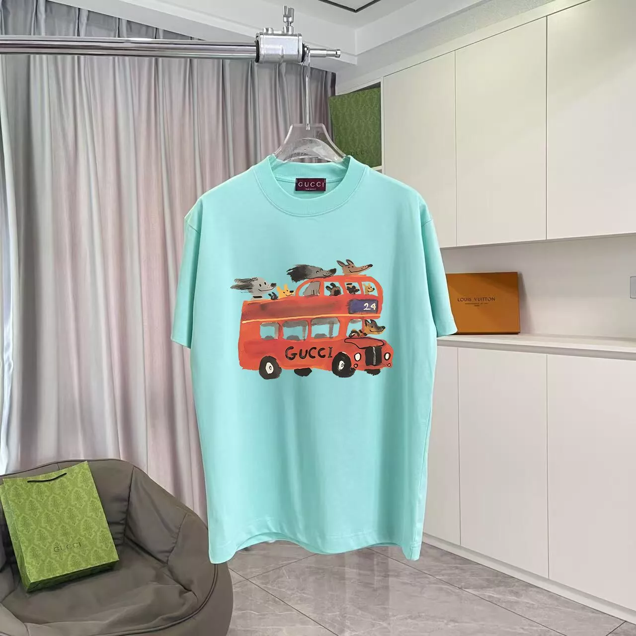 Gucci T-Shirts Short Sleeved For Unisex Cozy 7539