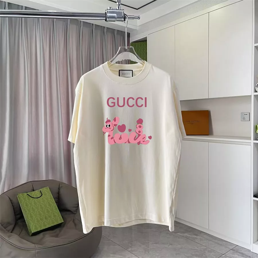 Gucci T-Shirts Short Sleeved For Unisex Efficient 5434