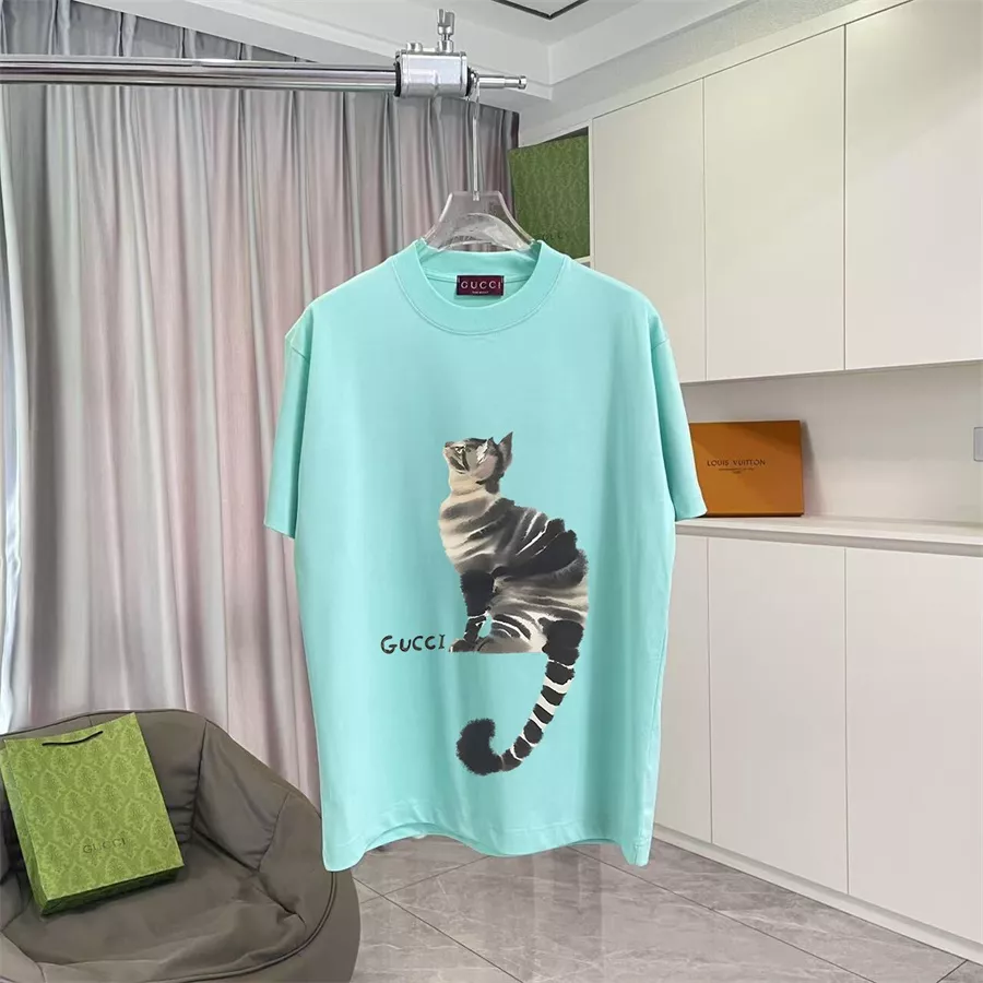 Gucci T-Shirts Short Sleeved For Unisex Functional 6877