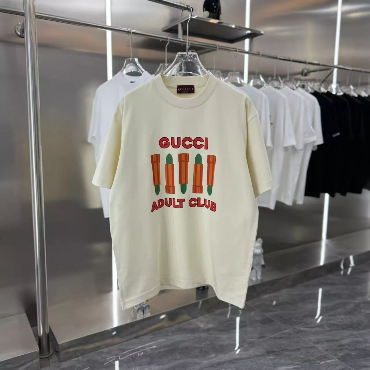 Gucci T-Shirts Short Sleeved For Unisex Resilient 213
