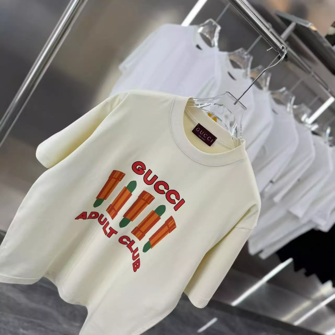 Gucci T-Shirts Short Sleeved For Unisex Resilient 213