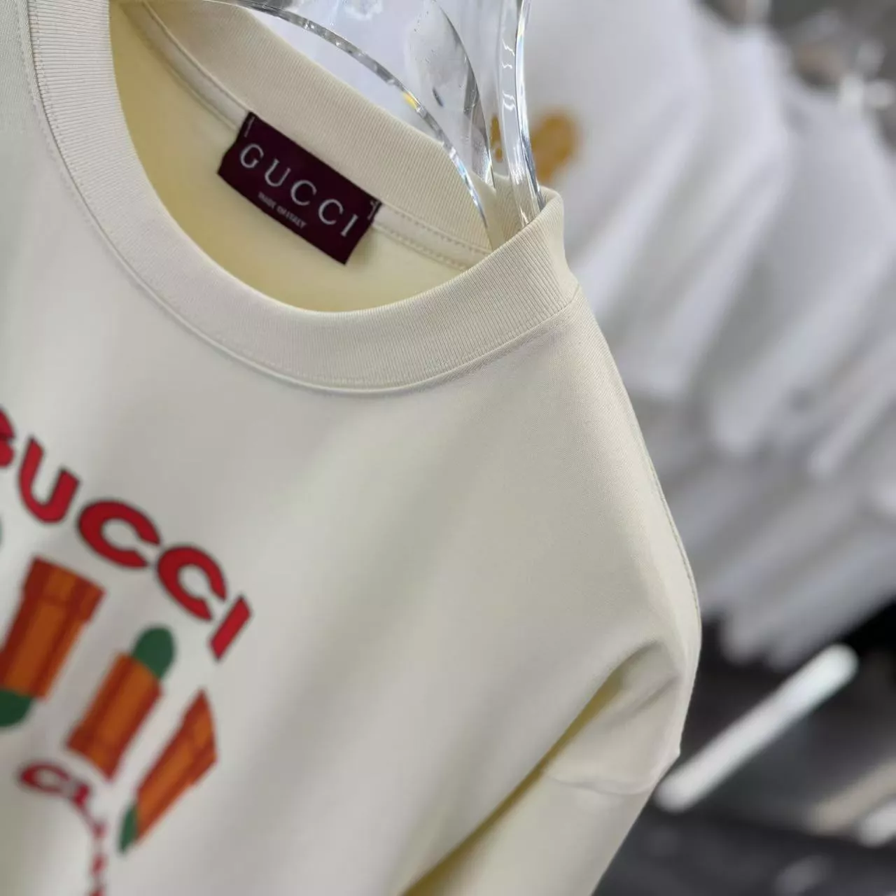 Gucci T-Shirts Short Sleeved For Unisex Resilient 213
